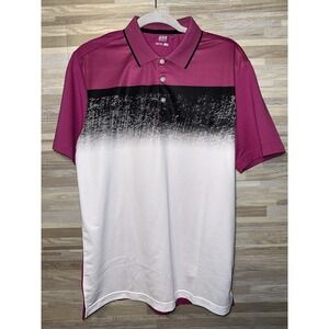 NWT Sligo Performance Men's Golf Polo Shirt Med Casual Lounge Boysenberry #L